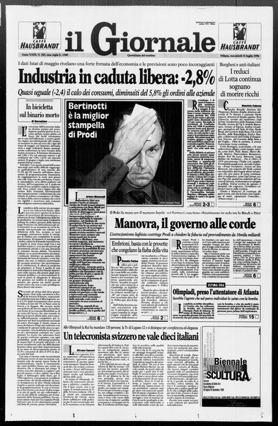 Il giornale : quotidiano del mattino